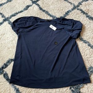 Navy blouse